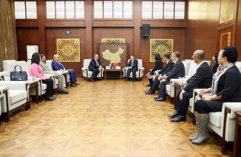 贾玉明书记会见现场